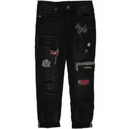 Polo Ralph Lauren Girls EVETTE Astor Slim Boyfriend Rip-Repair Jeans 8