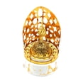 thumbnail image 1 of Quemador de incienso dorado, decoración de carbón, soporte para espirales de incienso, tapa de escritorio blanco con tapa, 1 of 9
