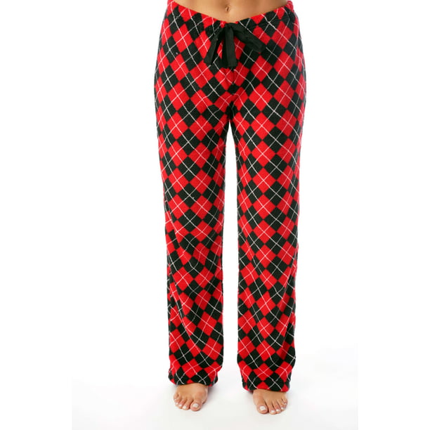 Just Love - 6339-10177-L Just Love Women's Plush Pajama Pants - Petite ...