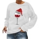 thumbnail image 1 of Sudaderas de Cuello Redondo de Navidad Para Mujer Blusa de Manga Larga Estampada Informal de Moda Odeerbi  ODB209390, 1 of 4