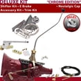 thumbnail image 1 of American Shifter  4L80E Shifter Kit Chrome 23 in. Swan E Brake Cable Clevis Trim Kit for F6147, 1 of 1
