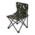 thumbnail image 2 of 600D Oxford Camping Chair Portable Foldable Chair Supports 220 lbs for Picnic, Fishing, Backpacking Vintage Christmas Decorations Pattern, 2 of 8