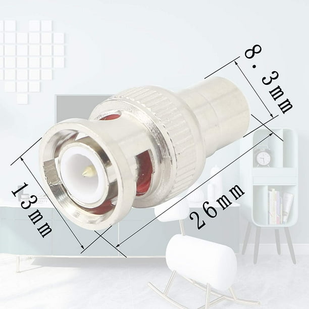 BNC Female to RCA Male Adapter