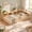 Natural, variant on Guqiart Twin Montessori Floor Bed for Kids, Wooden Toddler Bed Frame with Safety Guardrails, Built-in Bookcase Storage Shelves, Low Profile Platform Bed for Children, Natural