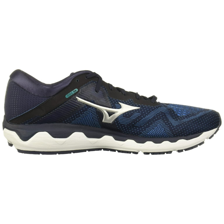Mizuno Men s Wave Horizon 4 Running Shoe Size 8 Navy Blazer