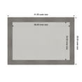 thumbnail image 4 of Amanti Art Grey Cork Board Framed Pinstripe Plank Grey Bulletin Board 41 in. x 29 in., 4 of 8