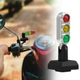 thumbnail image 7 of Gmogad Motorcycle Handlebar Lights - Mini Traffic Signal LED Turn Indicators, Novelty Safety Decor for Bike, Scooter, ATV, Waterproof Easy Install Cool Riding Accessories, 7 of 7