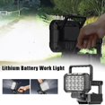 thumbnail image 4 of Portable LED Spotlight Floodlight with Dual Charging Port for 14.4 - 20V Batteries, Suitable for Outdoor, Work, Study and Emergency Use, Made of ABS Material, 4 of 9