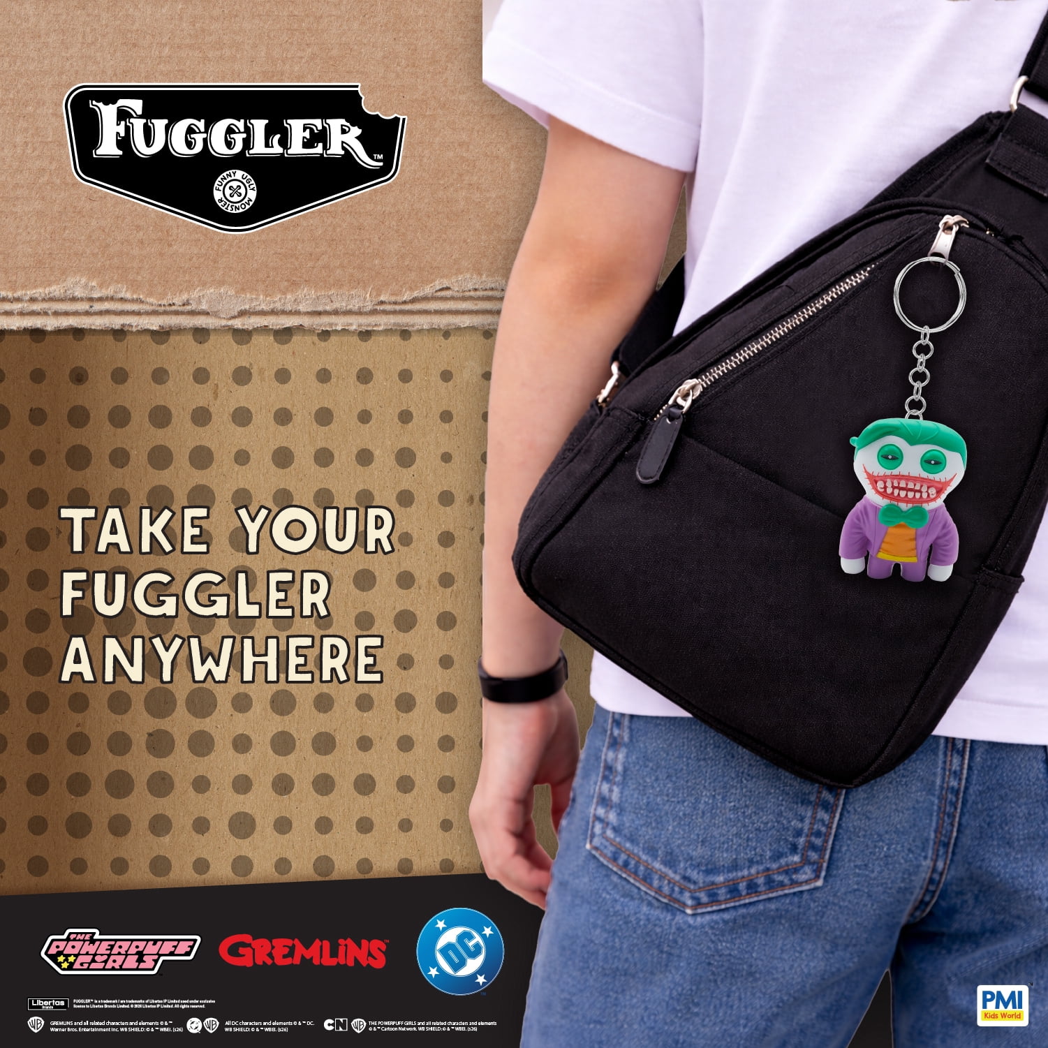 Fuggler x Warner Bros 2.5 in Collectible Keychain Blind Bag 1 Pack