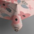 thumbnail image 3 of Pioneer Flower Floral Print Pattern Rectangle Tablecloth 60"x84",Waterproof Polyester Rectangle Table Cloth, Wipeable Spillproof Polyester Tablecloth for Dining, Camping, Indoor and Outdoor, 3 of 5