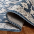 thumbnail image 6 of SAFAVIEH Vintage Sloane Geometric Oriental Area Rug, Slate/Blue, 5'3" x 7'6", 6 of 8