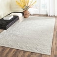 thumbnail image 4 of Safavieh  Couture Hand-knotted Tibetan Menucha Modern Wool Rug Pearl 6'  x  9' 6' x 9', 4 of 5