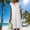 Dresses-698White, variant on Gamivast Casual Dresses for Women Ruffle Cap Sleeve Round Neck Summer Dresses Cute Shift Dress Solid Drop Waist Frill Hem Loose Fit Daily Vacation Work