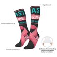 thumbnail image 4 of Naloa Ribbon With Angel Wings Knee Socks, High Socks Long Stretchy Sock Women Knee High Stocking, Long Socks for Women, 4 of 6