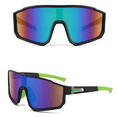 thumbnail image 5 of 3 Pairs Outdoor Sports Windproof Glasses One-piece Skiing Goggles Lightweight Running Sunglasses Cycling Glasses for Men Big Frame Baseball Sunglass, 5 of 6
