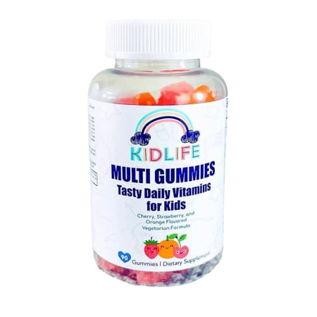 KIDLIFE BY KJ3 Essentials Daily Gummies-Vitamins for Kids 90 Count BOOST IMMUNITY – MULTIVITAMINS FOR VITAMIN A, C, D, E & B-6 – EASY TO ADMINISTER – VEGETARIAN – GLUTEN-FREE – HALAL & GMP CERTIFIED