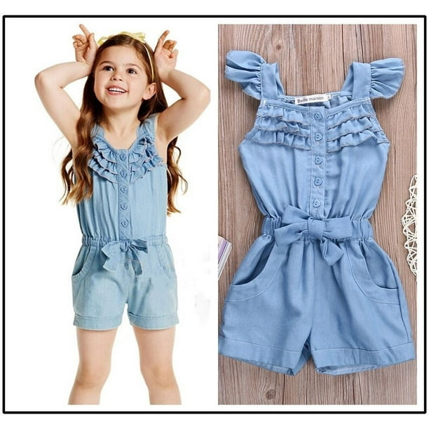 Girls skinny hot sale jean overalls