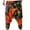 Orange 2, variant on BLTIBY Men's Haren Yoga Pants Hanging Pants Lantern Pants Fashion Baggy Casual Wide Leg Low Crotch Drawstring Pirate Costume Hippie Clothes Summer Beach Pants with Pockets Multicolor 2 3XL