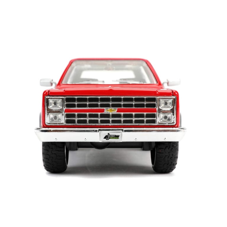 Jada Toys 1980 シボレー　ブレーザー K5　(レッド) Jada 1980 Chevy K5 Blazer Red & Black 'Just Trucks' Die Cast Toy