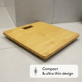thumbnail image 5 of JS Gourmet Wooden Bamboo Bathroom Body Weight Scale with Digital LCD Display, Maximum Capacity of 396 lbs, 5 of 8