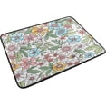 thumbnail image 6 of Small Colorful Flowers Shower Curtain Set, with Rug and Shower Curtain, Waterproof and Durable, with Hooks, Bathroom Decoration, 60x72in, 6 of 7