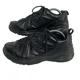thumbnail image 1 of New Balance MX608 v5 Black Leather Men 9.5/ Wm 11 Slip-Resistant Work Shoes 4E, 1 of 6