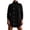 Black, variant on TGSLY Women's Side Snap Button Down Sweater Warm Soft Turtleneck Long Sleeve Knit Cardigan Dressy Casual Solid Color Fall Winter Outerwear XXXL