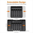 thumbnail image 4 of Organizador Extensible para Cajones de Cubiertos, Bandeja para Cajones de Cubiertos, Organizador de Cajones para Cubiertos, Almacenamiento de Cocina, 4 of 5