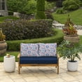 thumbnail image 2 of ARDEN Outdoor Loveseat Cushion Set, 48 x 24, Water repellent, Fade Resistant, Cushion Set for Couch, Bench, and Swing, Clark Blue, 2 of 7