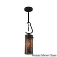 thumbnail image 5 of Woodbridge Lighting Haley 1-light Glass Mini Pendant in Iridescent/Multi-Color, 5 of 5