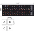 thumbnail image 6 of 2Pcs Russian Keyboard Stickers, Russian-English Keyboard Letters Replacement Sti, 6 of 6