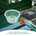 thumbnail image 2 of 3pcs Mini Shopping Baskets Plastic Berry Strawberry Basket Small Plastic Basket Kitchen Storage Container Fruit Holder For Grocery, 2 of 6