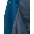 thumbnail image 5 of DARING DIVA Women's Plus Lapel Button with Pocket Jackets Long Blazer 3X Lake Blue, 5 of 6