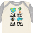 thumbnail image 4 of Inktastic Earth Day Plant a Tree Save the Bees Save the Seas Love Your Mother Earth Boys or Girls Long Sleeve Baby Bodysuit, 4 of 5