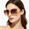 thumbnail image 4 of Tong Rimless Decorative Cycling Fashion Sports Eyewear, 4 of 5
