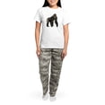 thumbnail image 4 of CafePress - Gorilla Women's Light Pajamas - Women's Short Sleeve Print T-Shirt and Pants Light Cotton Pajama Set, 4 of 7