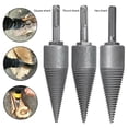 thumbnail image 4 of Log Wood Splitting Electric Hammer Drill Bit Splitter Cone Firewood Split, 4 of 8