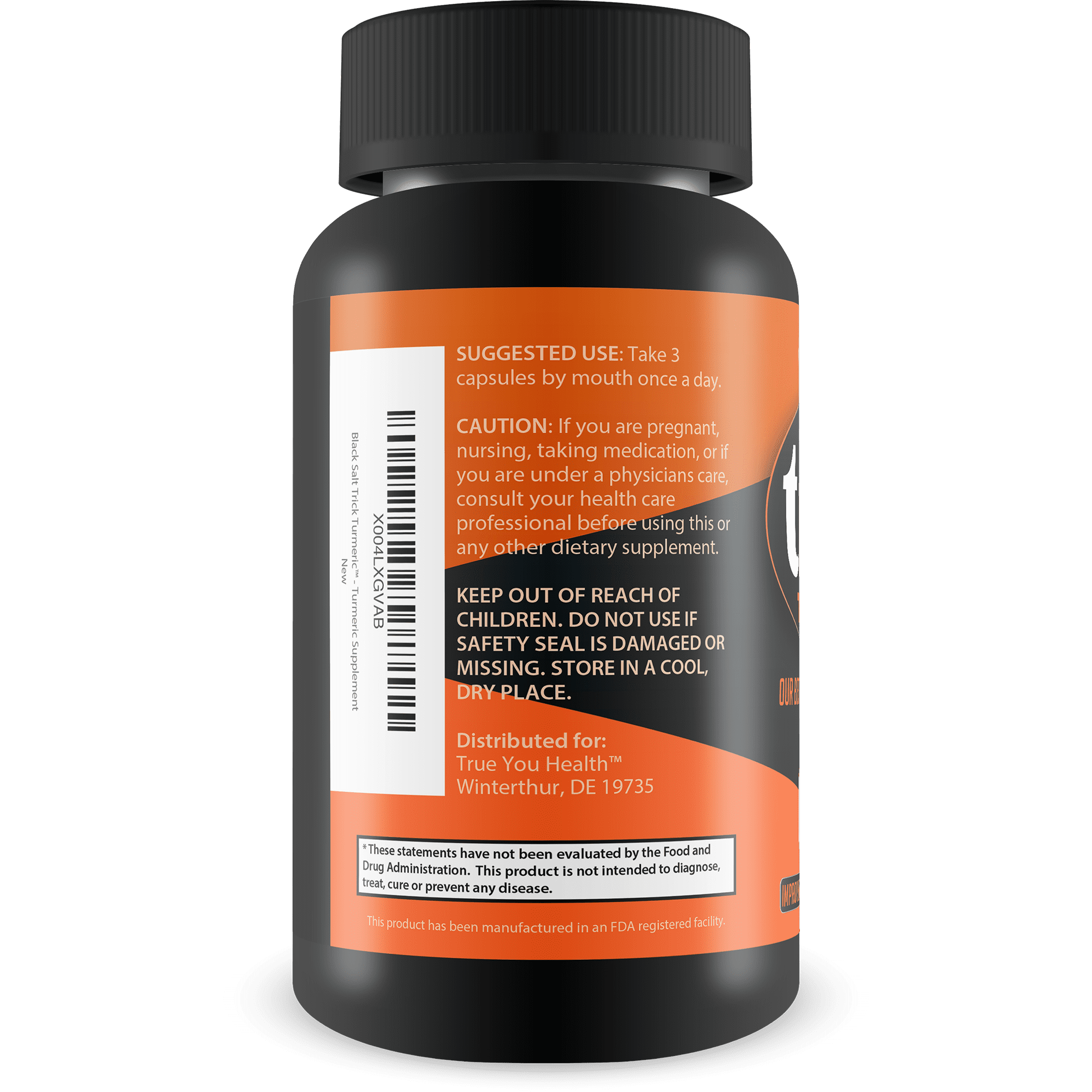 Turmeric Trick Blue Salt for Men Black Salt Trick - Our Best Turmeric for Men - High Absorption with Black Pepper - Ginger Curcumin Ginseng Mens Supplement
