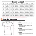 thumbnail image 3 of Pincandy Fashion Women's Summer-Neck Short Sleeve Lace Solid Casual T-shirt Blouse Dressy Casual Henley V-Neck Summer Tops Pleated T-Shirts Loose Fit Tunic Blouses,Blue,4XL, 3 of 7