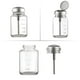 thumbnail image 3 of 2 Unids 80ML Empuje Hacia Abajo Las Botellas Del Dispensador De Para El profesion Del Removedor De Almacenamiento Del jinwen Dispensador de botellas de prensa, 3 of 6