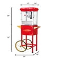 thumbnail image 3 of Foundation 8oz Full Popcorn Popper Machine with Cart by Great Northern Popcorn, 3 of 7