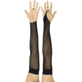 thumbnail image 5 of ToBeInStyle Womens Fashion Fishnet Finger Loop Long Length Novelty Gloves - Black, 5 of 5