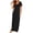 Black, variant on Long Nightgowns for Women Bamboo Viscose Sleepshirt Short Sleeve Night Gown V Neck House Dress Black,M