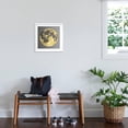 thumbnail image 3 of Art.com 3D Wall Art Picture Modern Moon Gold Art Print by deckorator, White Frame Wall Art, 21" x 21", 3 of 5