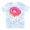 Tie Dye Blue, variant on Inktastic Pink Donut with Sprinkles T-Shirt