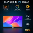 thumbnail image 3 of Monitor portátil QQH Z12-4 de 15,6 pulgadas 4K UHD IPS USB-C HDMI, 3 of 9