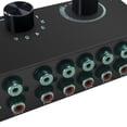 thumbnail image 3 of Amplificador de audio,Amplificador de audio RCA Receptor de sonido 20Hz-20KHz,Selector divisor de amplificador de potencia de escritorio 6 en 1 salida,Perilla de interruptor de 6 canales de, 3 of 3