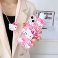 thumbnail image 1 of Funda De Gatito Para OPPO A17 A57 2022 A54 A16 A15 A5 A7 A8 A52 Reno7 4G Realme C21Y C25Y C35 Para Teléfono + Cordón + Soporte De Dibujos Animados Lindo Suave TPU Doraemon Cubierta Trasera, 1 of 4