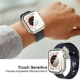 thumbnail image 5 of KOMI 2-Pack for Apple Watch Series 9/8/7/6/5/4/Series SE/SE 2 45mm All-around Screen Protector Case, Tempered Glass Screen Protector Case Ultra-thin for iWatch 45mm Protection Cover - Titanium, 5 of 5