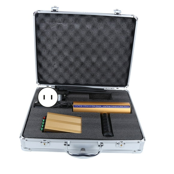 Détecteur de Métaux, 1400 Mètres Détecteur de Métaux Rechargeable Professionnel Localisateur de Trésors Souterrain pour Or Argent Cuivre